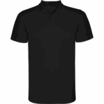 MONZHA-POLO-100% POLYESTER - BLACK