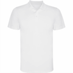 MONZHA-POLO-100% POLYESTER - WHITE