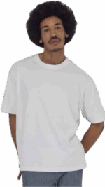 B&C E220 OVERSIZED - T SHIRT (XS - 3XL) - WHITE