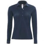 PURW WOMEN LSL - NAVY BLUE