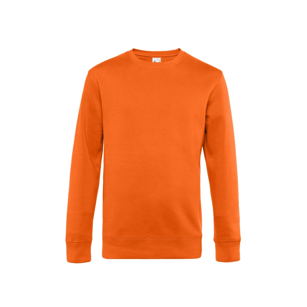 32A - ORANGE KING CREW NECK - SWEATSHIRT - PURE ORANGE - Image 1