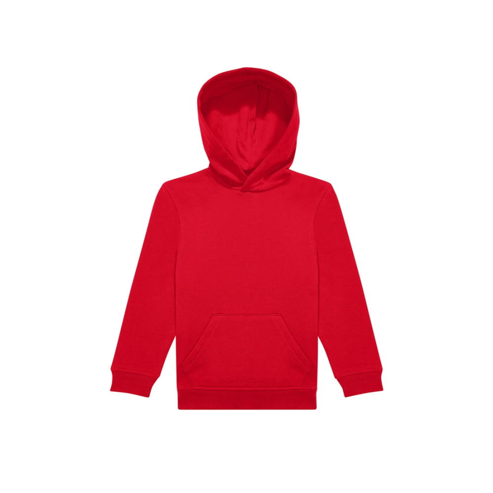 333 - RED ID 333 - KIDS HOODED - 80% COTTON - 20% POLYESTER - RED - Image 1
