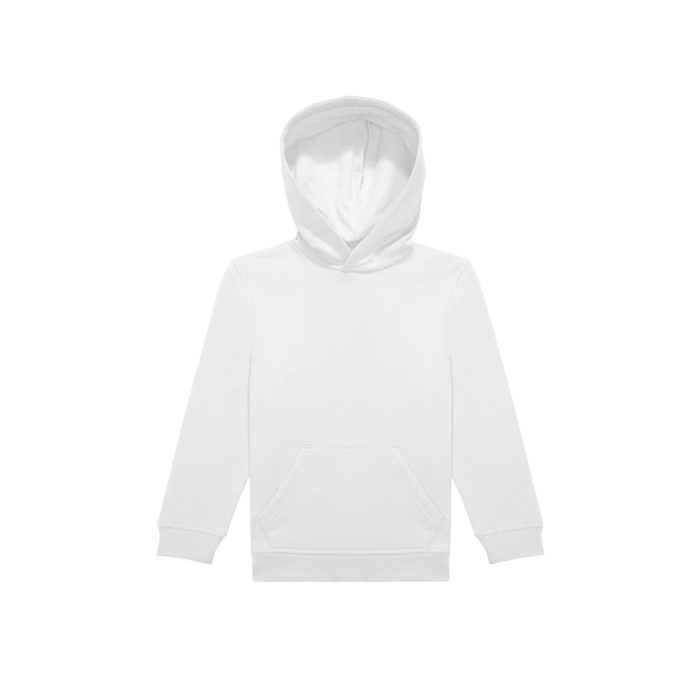 333 - WHITE ID 333 - KIDS HOODED - 80% COTTON - 20% POLYESTER - WHITE - Image 1