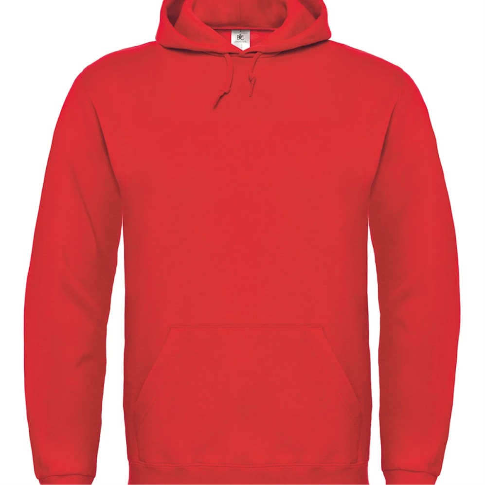 003 - RED ID 003 HOODED SWEATSHIRT - RED - Image 1