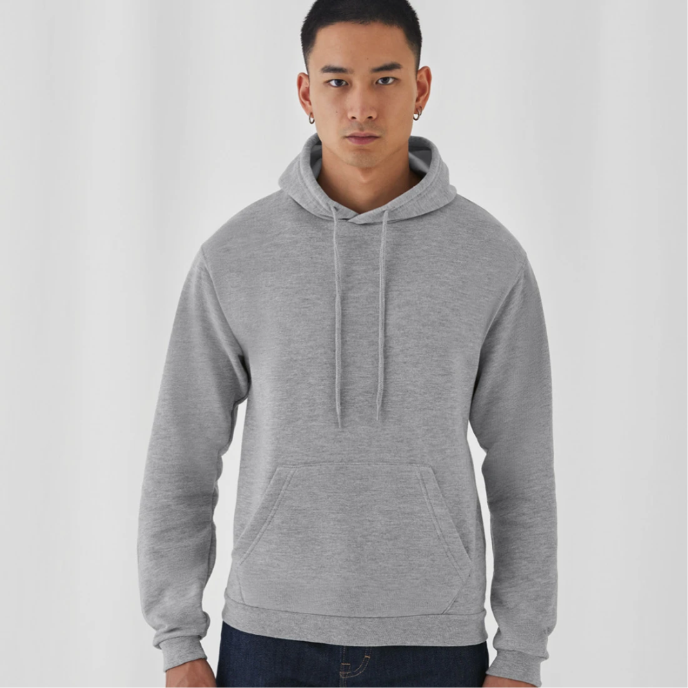 203 - HEATHER GREY - MODEL ID 203 50/50 HOODED SWEATSHIRT - HEATHER GREY - Image 1