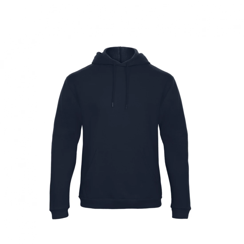 203 - NAVY ID 203 50/50 HOODED SWEATSHIRT - NAVY BLUE - Image 1