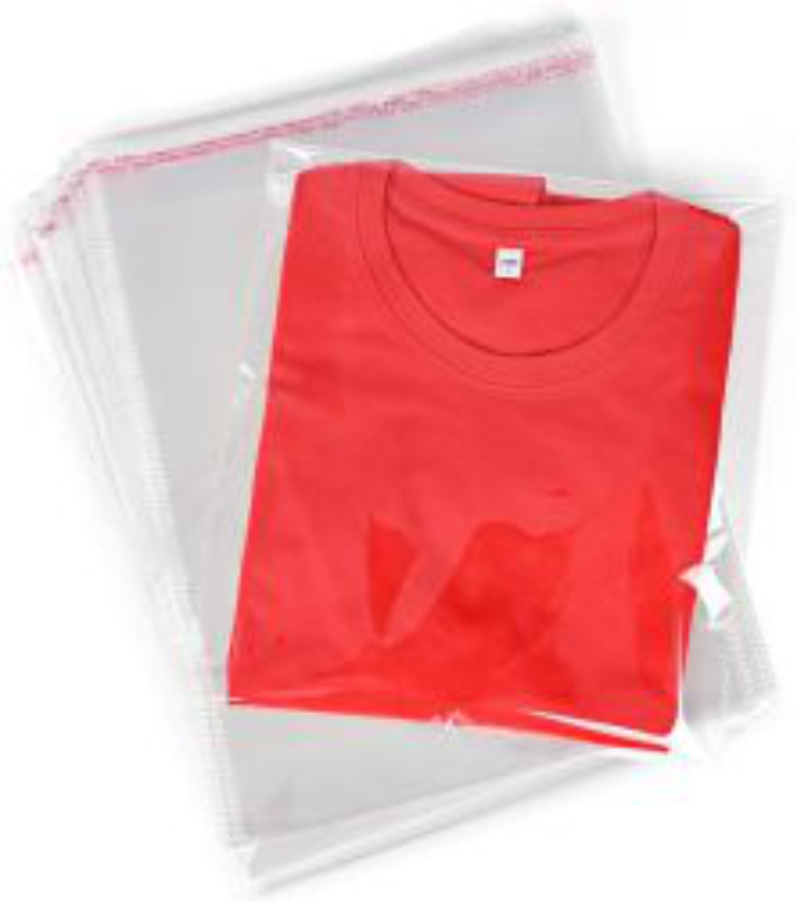0 - CLEAR POLY BAGS OPP POLY BAG - SMALL- 25.5 x 33 + 4.7CM - CLEAR - Image 1