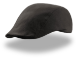 SOFT IVY CAP IN BRUSHED COTTON - BLACK