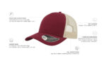 RAPPER COTTON - BURGUNDY / STONE - Image 4