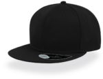 SNAP BACK CAP-FLAT-PVS - BLACK