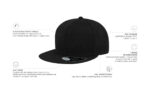 SNAP BACK CAP-FLAT-PVS - BLACK - Image 4