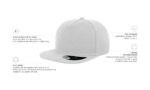 SNAP FIVE CAP-FLAT-PVS CLOSE - WHITE - Image 2