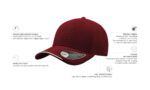 ESTORIL BASEBALL CAP - BURGUNDY - Image 2