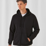 ID 205 50/50 HOODED SWEATSHIRT - BLACK