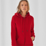 QUEEN ZIPPED HOOD - RED - Image 2