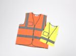 SAFETY VEST WITH ZIP-NEON ORANGE - Image 3