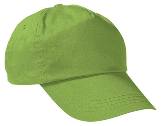 64 - APPLE GREEN CAP-5 PANEL 100% COTTON - APPLE GREEN - Image 1