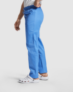 CARE - UNISEX STRAIGHT CUT LONG TROUSERS - LAB BLUE - Image 3