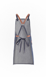 ESPRESSO LONG APRON-BLUE DENIM - Image 4
